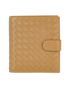 Bottega Veneta Intrecciato French Wallet, front view